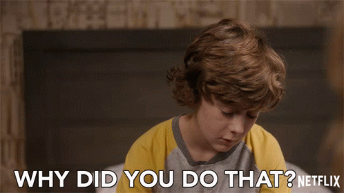 Image result for why did he do that gif