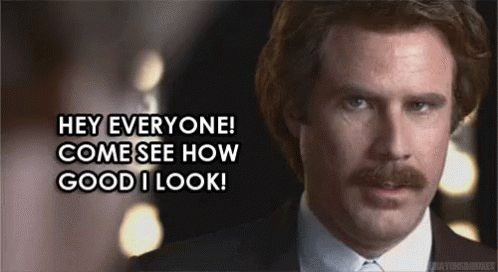 Looking Good GIF - LookingGood WillFerrell RonBurgundy - Discover ...